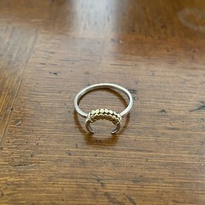 Anna Beck Two-Tone Mini Horn Ring